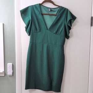 SHEIN Green Midi Dress